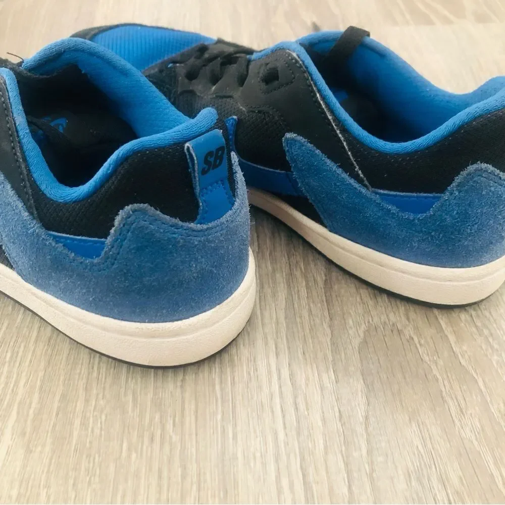 Nike SB Alleyoop Skateboard Skate Shoes Sneakers Blue Black Youth Size‎ 7Y